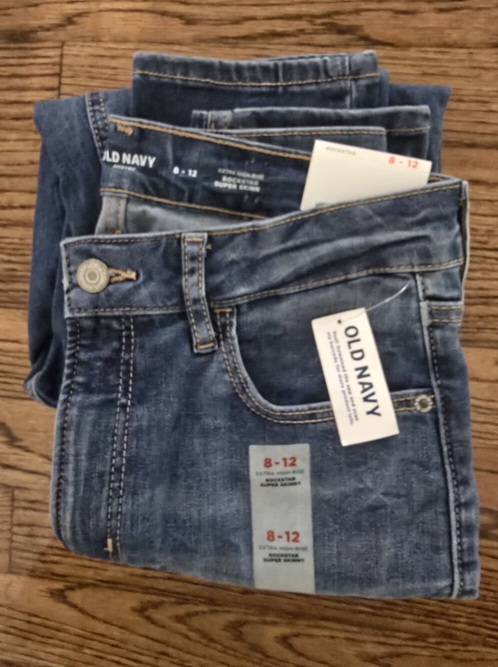 Old Navy FitsYou Rockstar Super Skinny Jeans Size 8-12 NWT